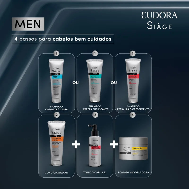 Shampoo Siàge Men Combate à Caspa 250ml