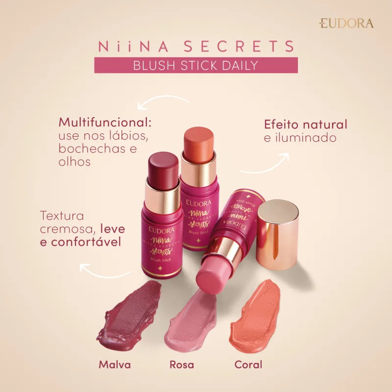 Blush Stick Daily Rosa Niina Secrets 5g