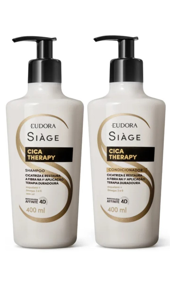 Combo Siàge Cica-Therapy: Shampoo 400ml + Condicionador 400ml