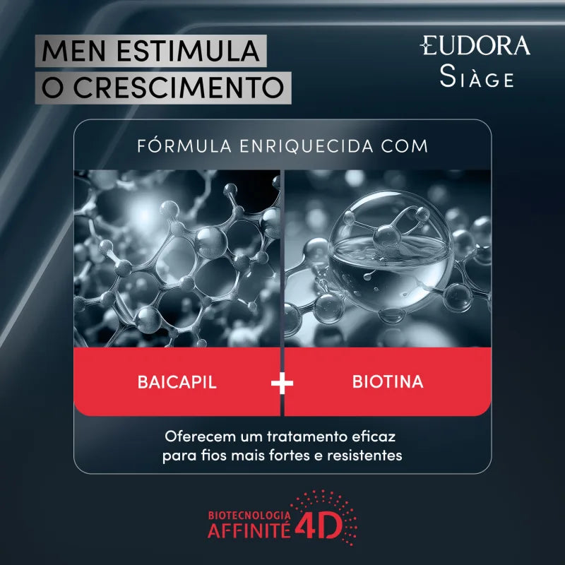 Tônico Capilar Siàge Men Estimula o Crescimento 100ml