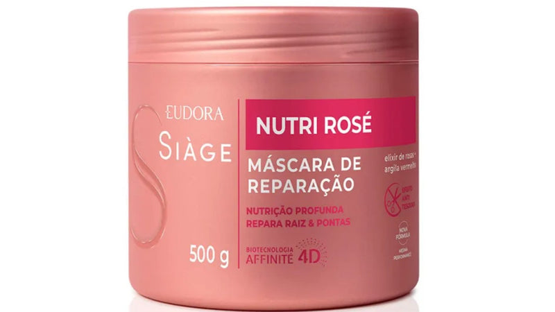 Máscara Capilar Siàge Nutri Rosé 500g